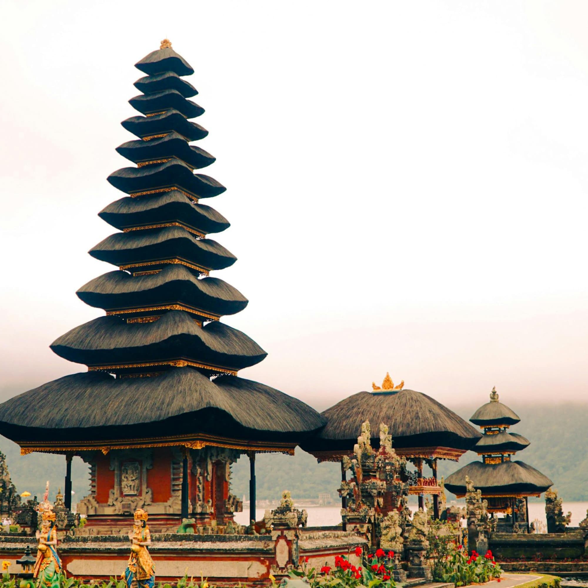 Balinese temple in nature