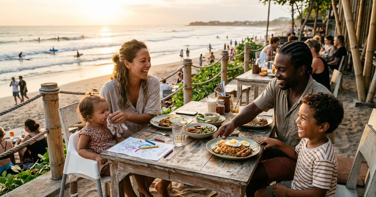 Die besten Restaurants für Familien in Kuta | Knowmads Bali