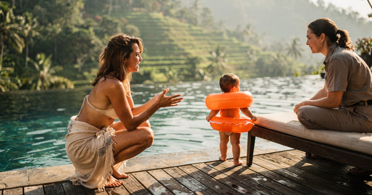 Las mejores piscinas en Sidemen para familias | Knowmads Bali