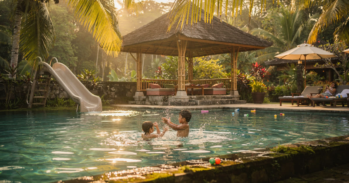Best Swimming Pools in Ubud for Families | Knowmads Bali
