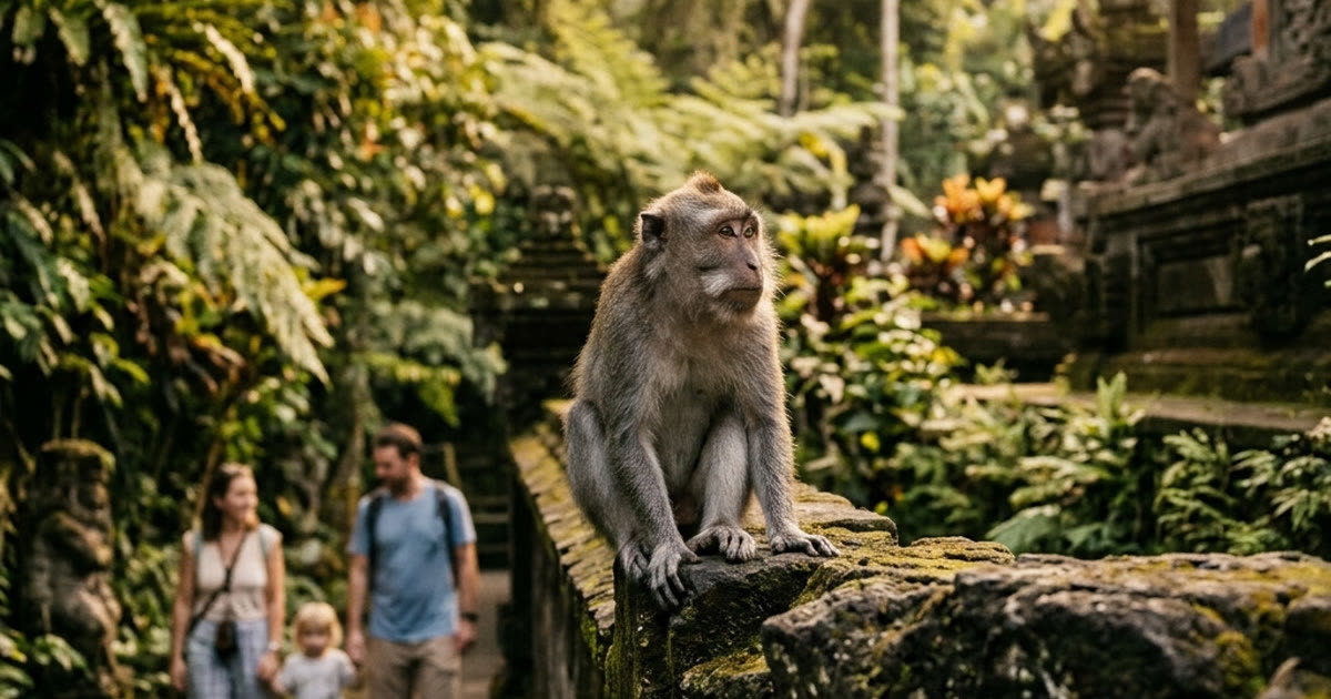 Gigitan Monyet di Bali 2026: Risiko Rabies & Apa yang Harus Dilakukan Pertama | Knowmads Bali