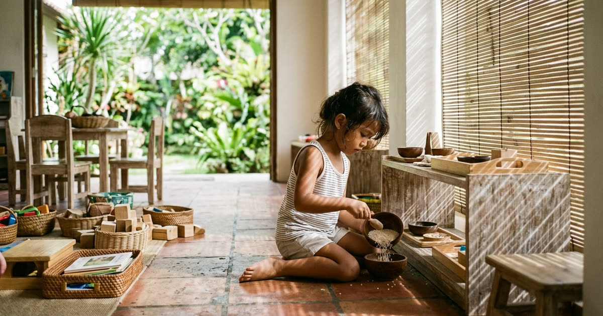 Montessori vs Reggio Emilia vs PAUD: Bali Preschool Guide 2026 | Knowmads Bali