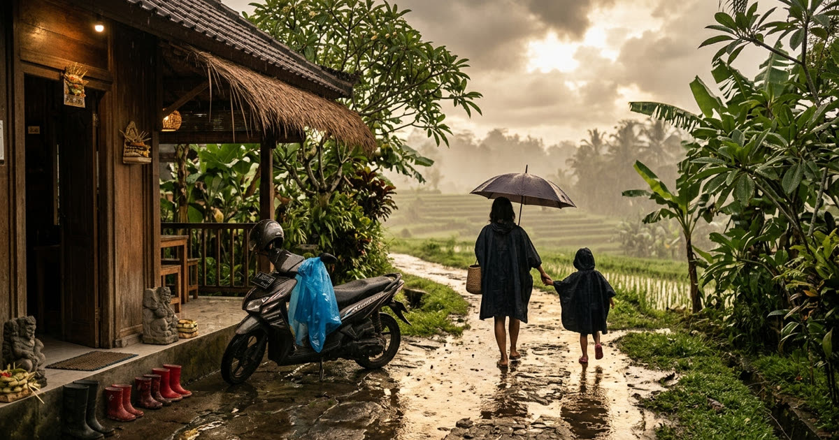 巴厘岛雨季生存指南:家庭保持干燥和活力的指南