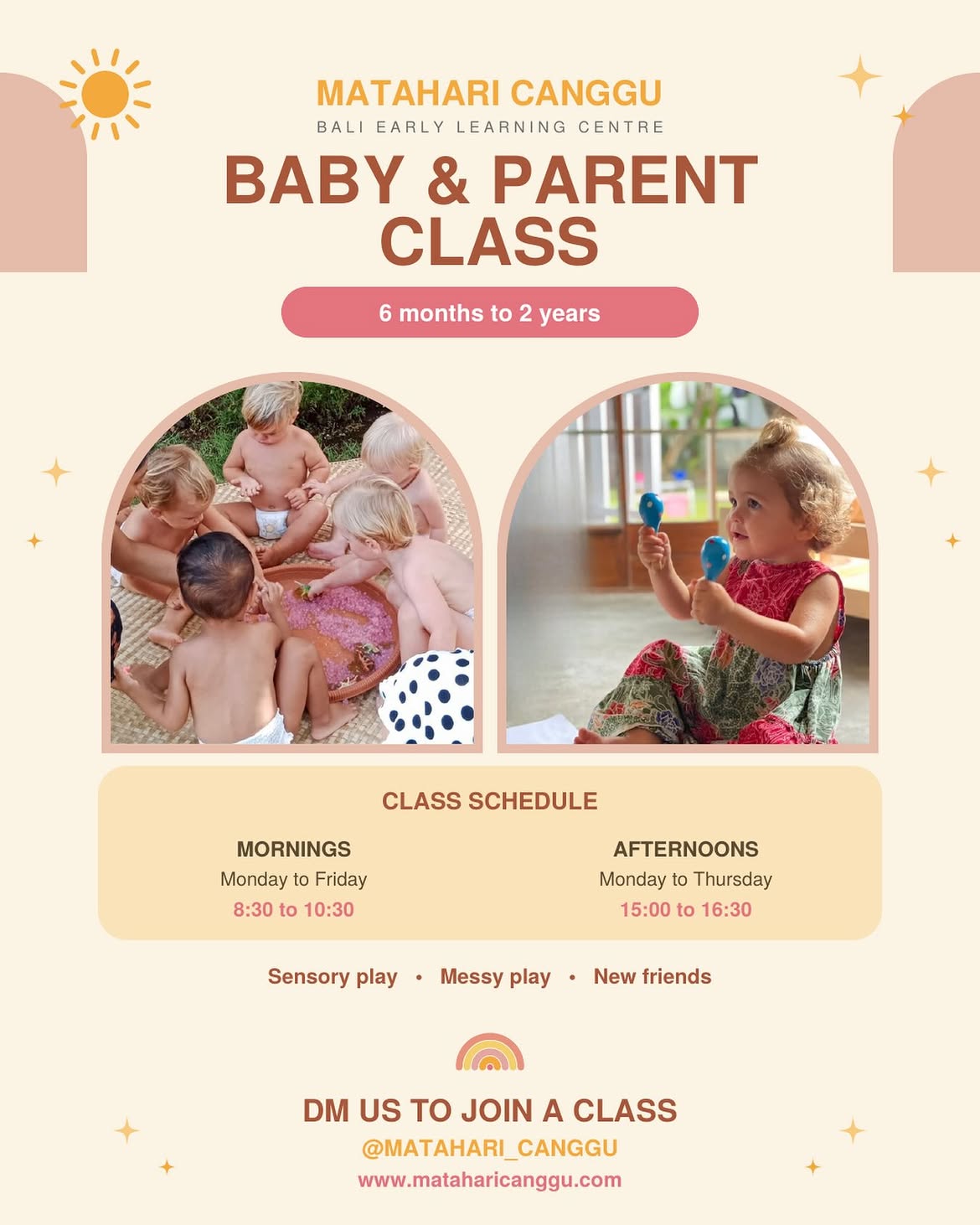 Baby & Parent Class at Matahari 