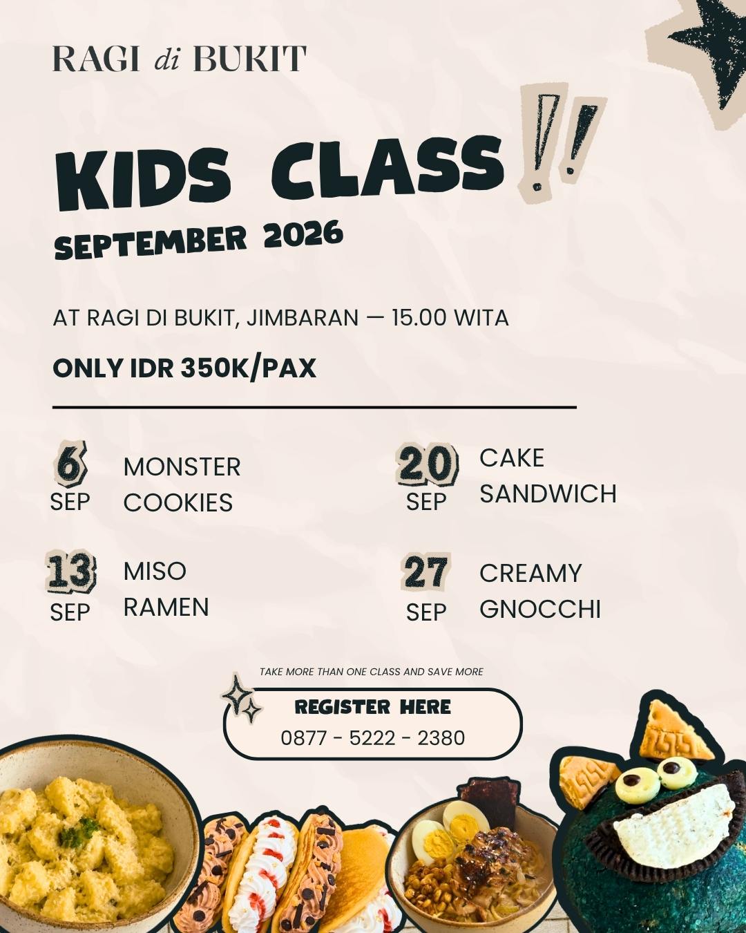 Baking Class and Workshop