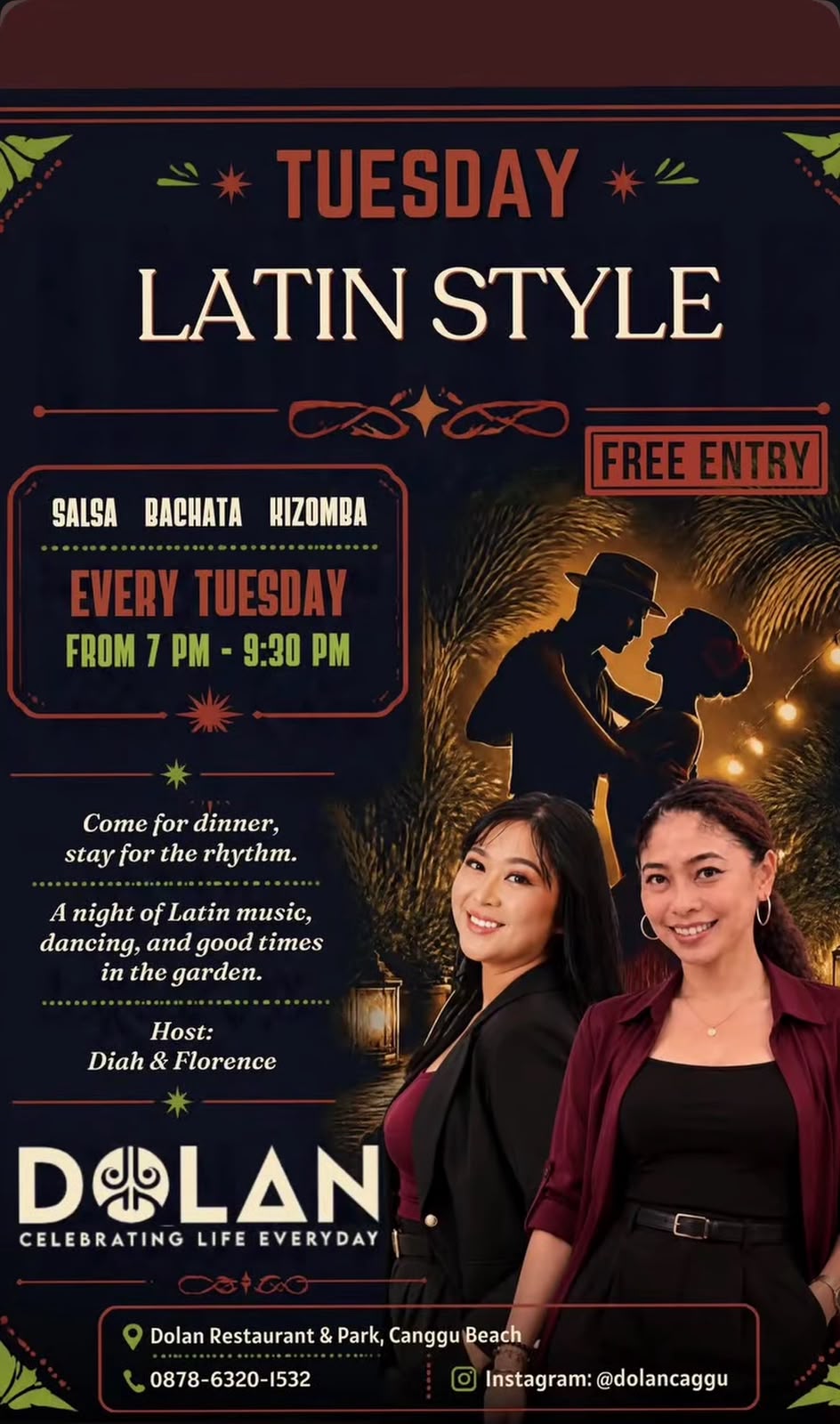 Social Latin Dance in Dolan Canggu