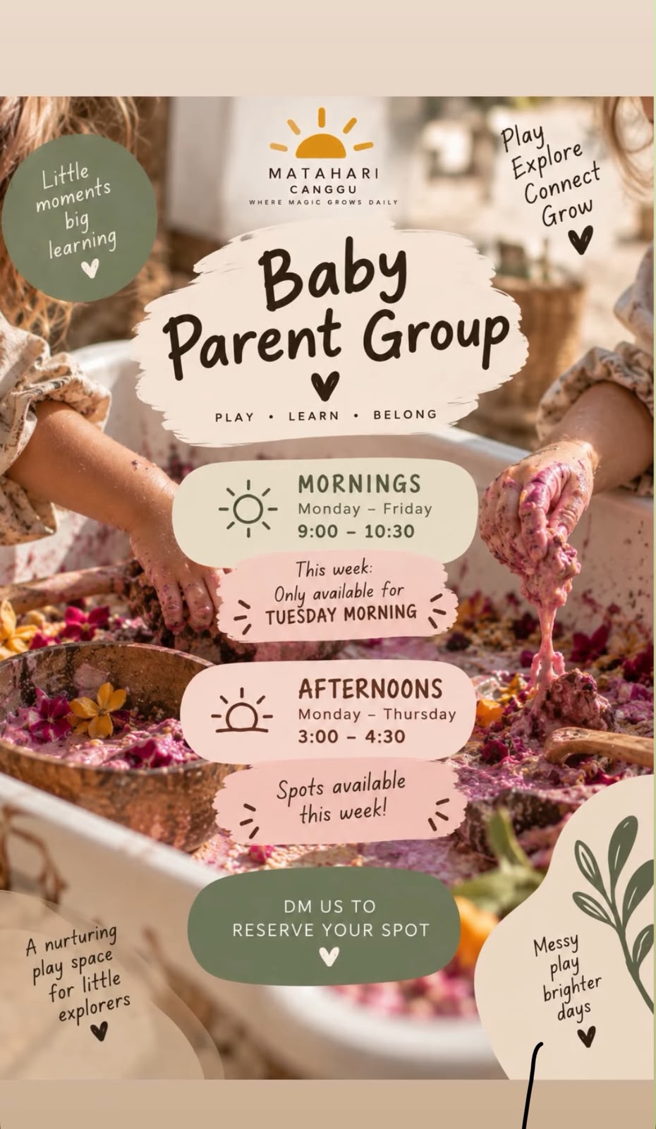 The Baby Parent Group at Matahari Canggu