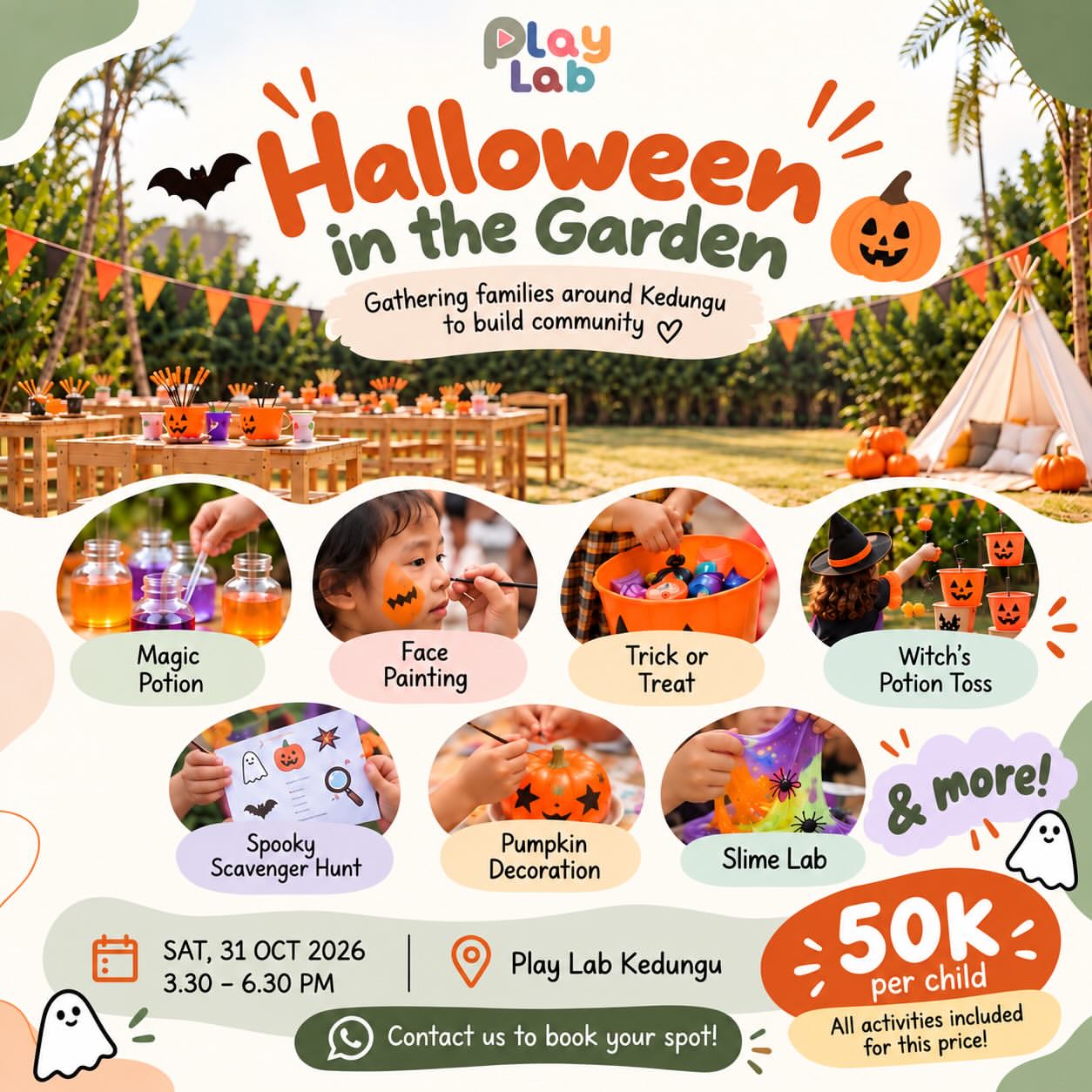 🎃 HALLOWEEN IN THE GARDEN! 👻🌿