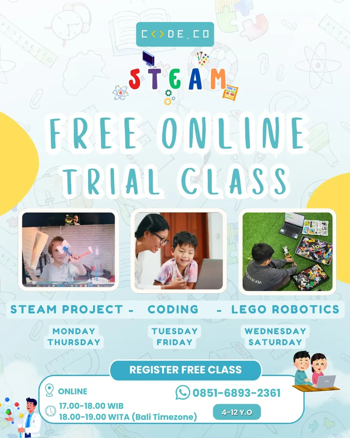 FREE ONLINE TRIAL CLASS