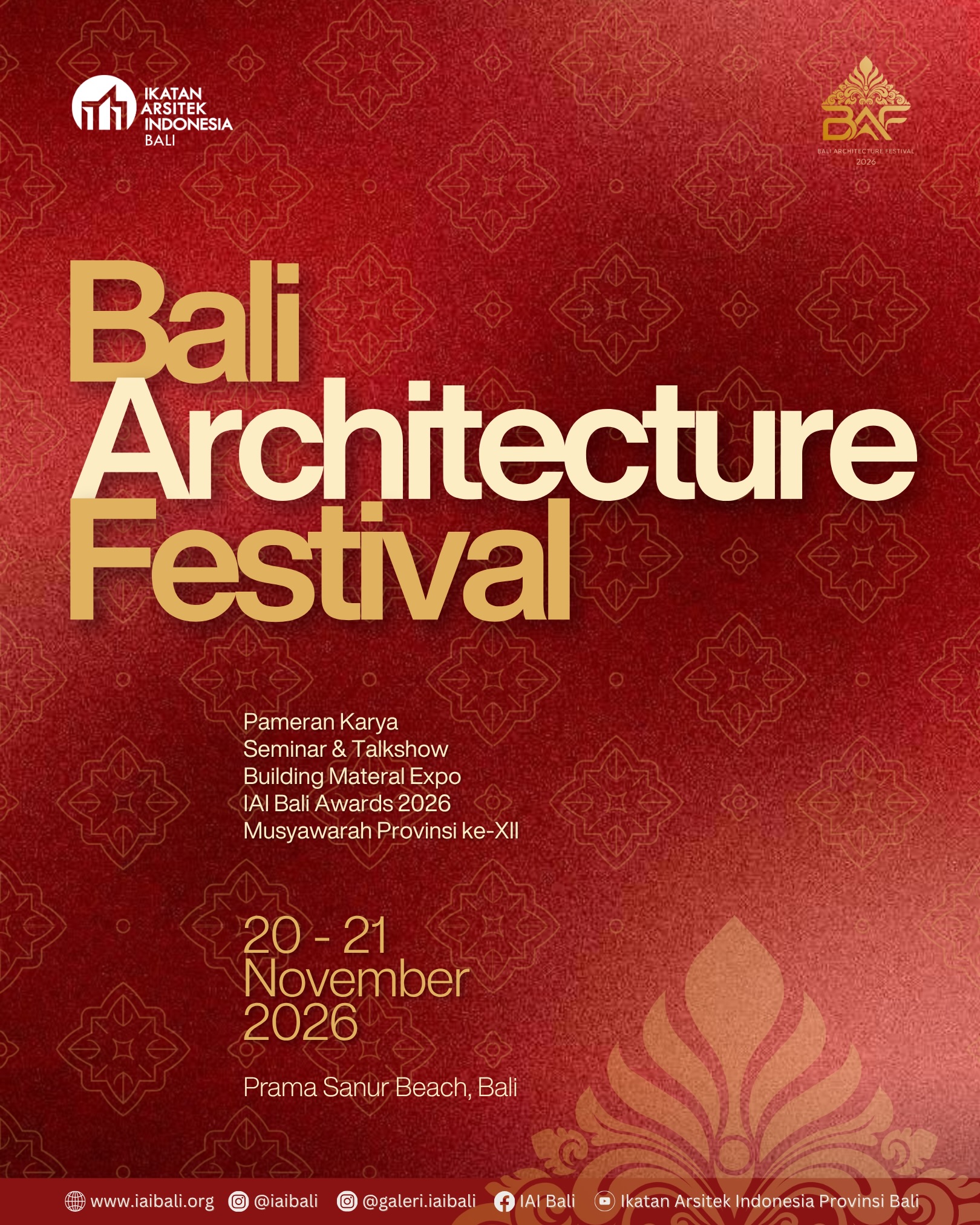 BALI ARCHITECTURE FESTIVAL 2026