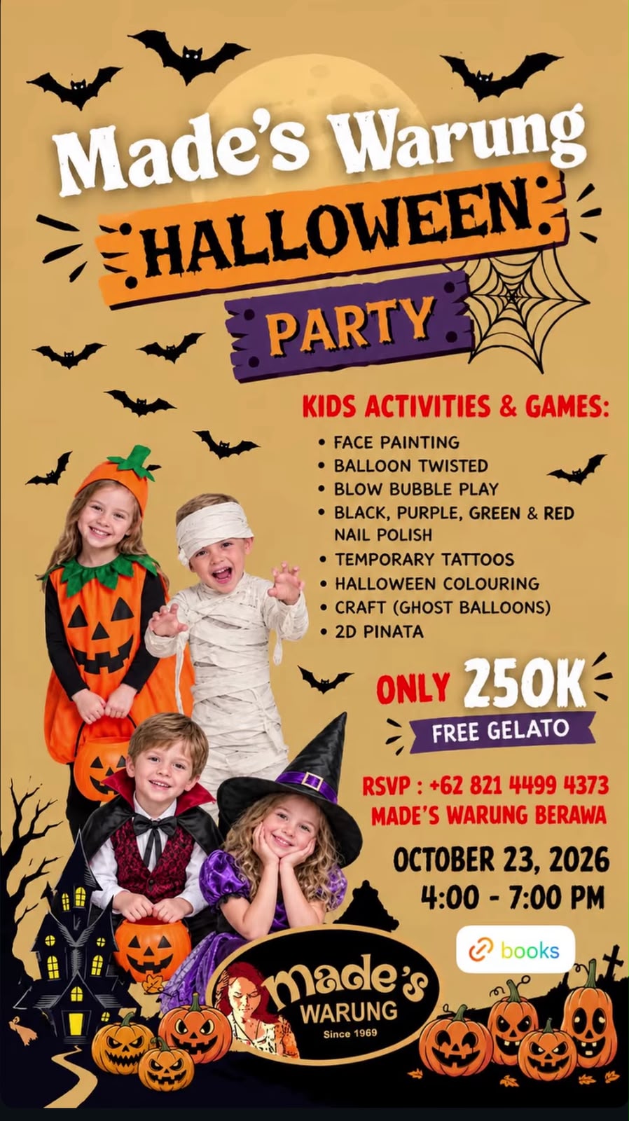🎃 Made’s Warung Halloween Party 2026