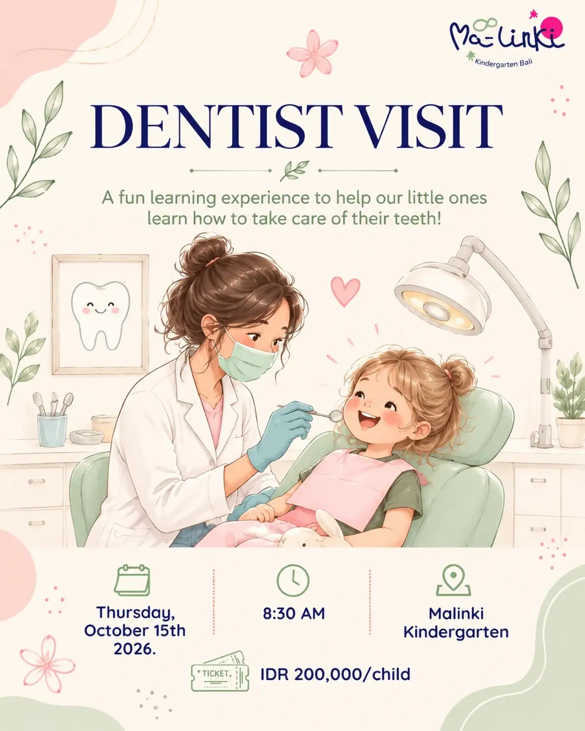 🦷✨ DENTIST DAY AT MALINKI! 😁