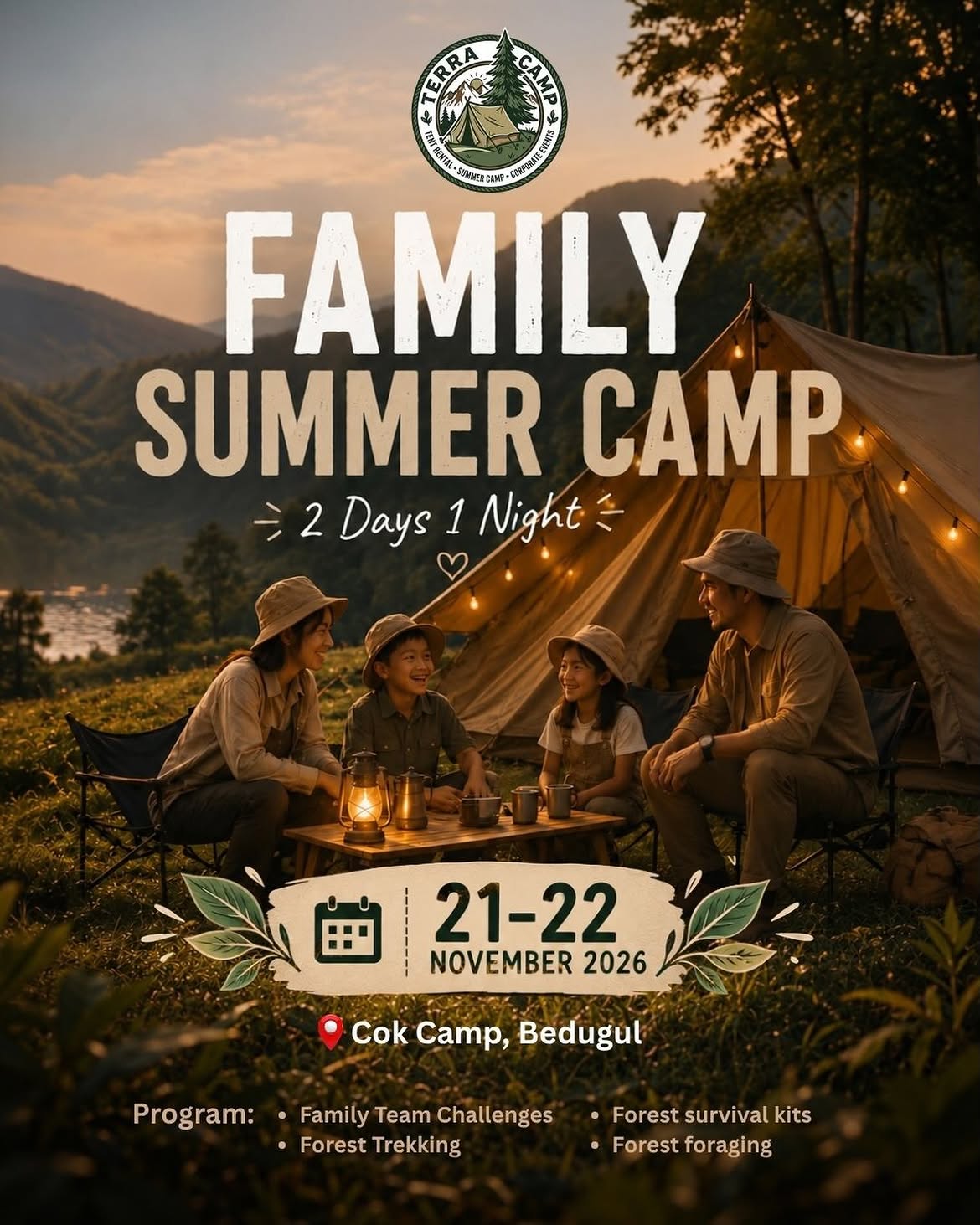 🏕️ TERRA CAMP – FAMILY SUMMER CAMP 2026 🌿