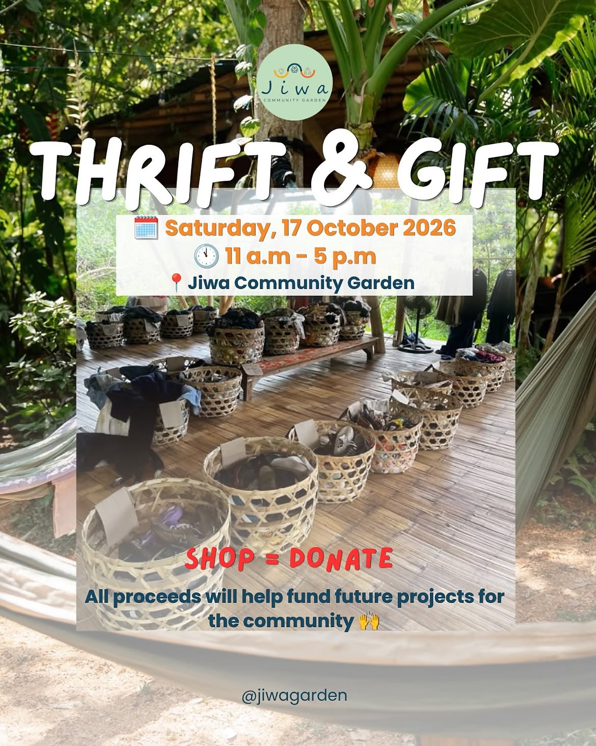 THRIFT & GIFT AT JIWA COMMUNITY GARDEN