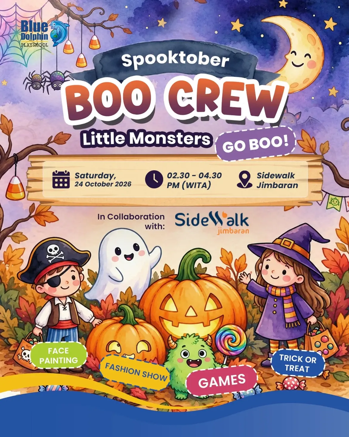 🎃 LITTLE MONSTERS, IT’S TIME TO GO BOO 👻