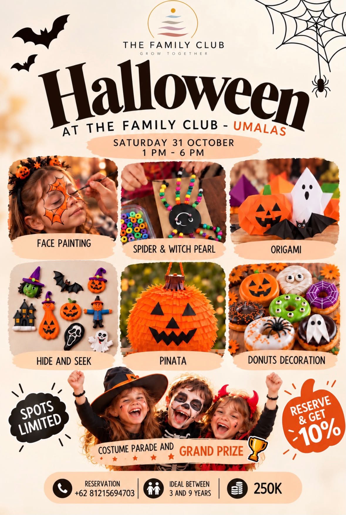 🎃 HALLOWEEN AT THE FAMILY CLUB – UMALAS 👻