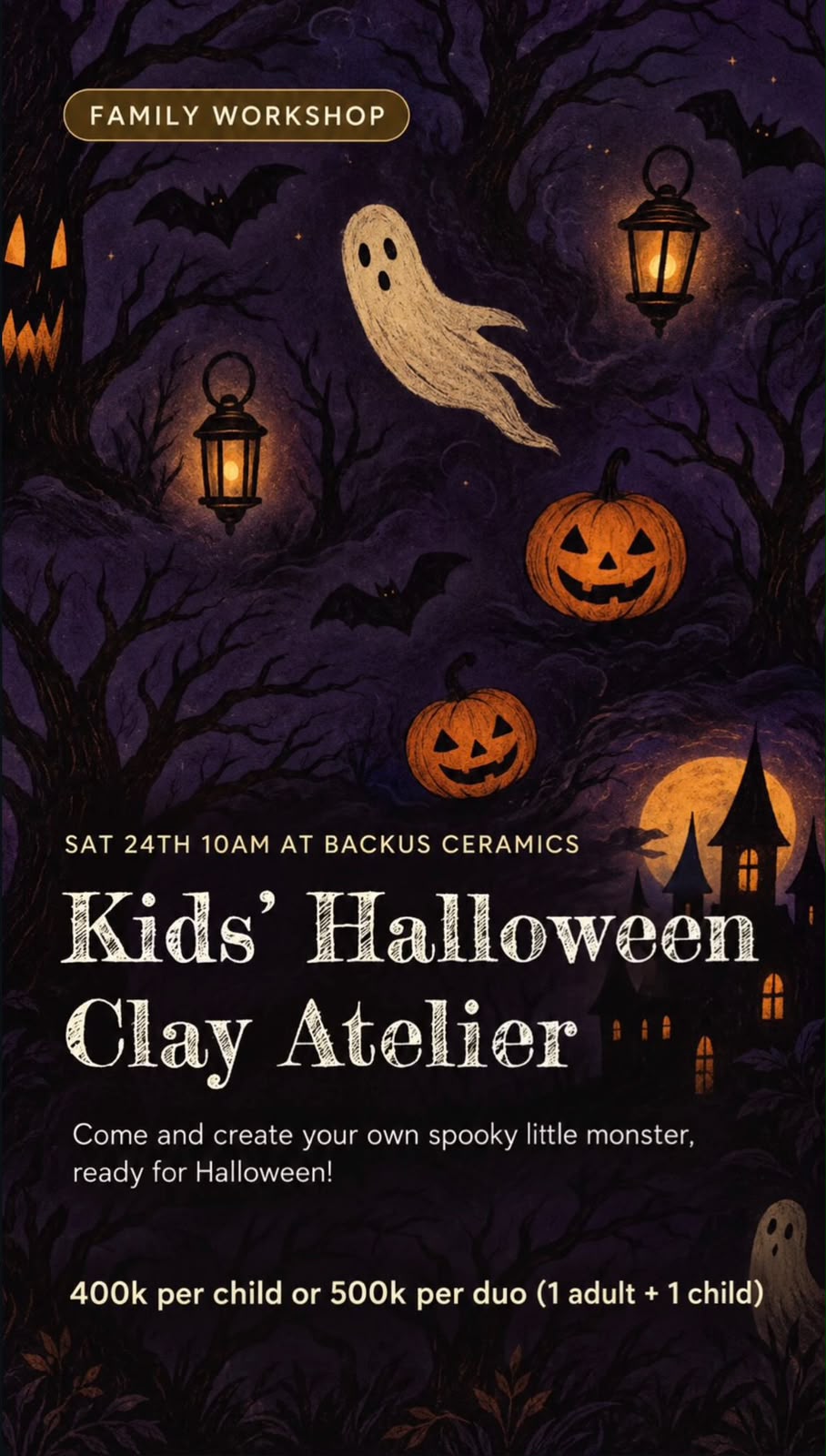 🎃 Kids’ Halloween Clay Atelier 👻