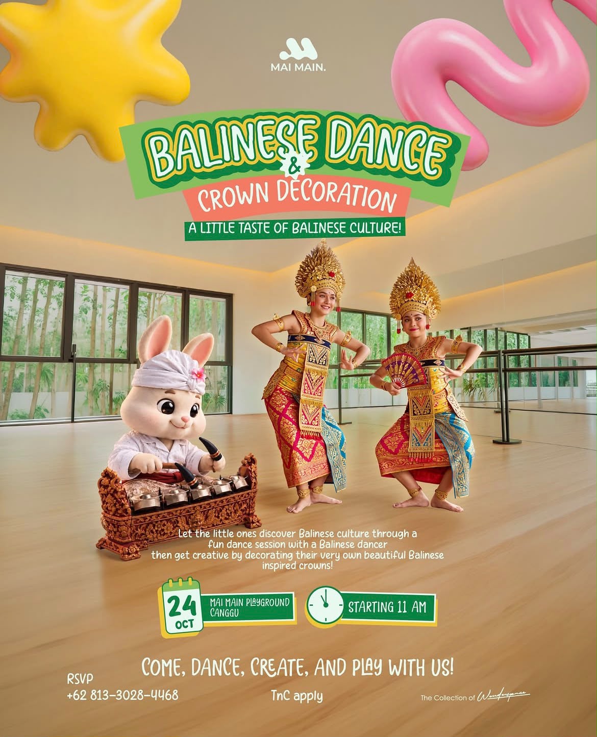 Balinese Dance & Crown Decoration