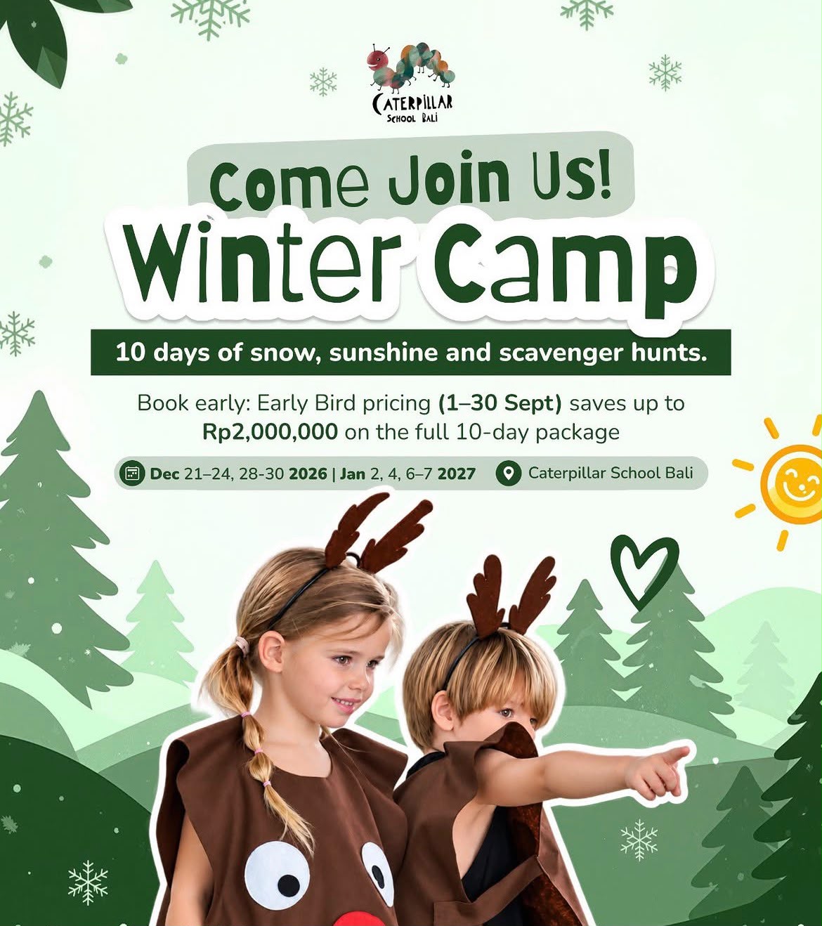 Winter Camp at Caterpillar School Bali