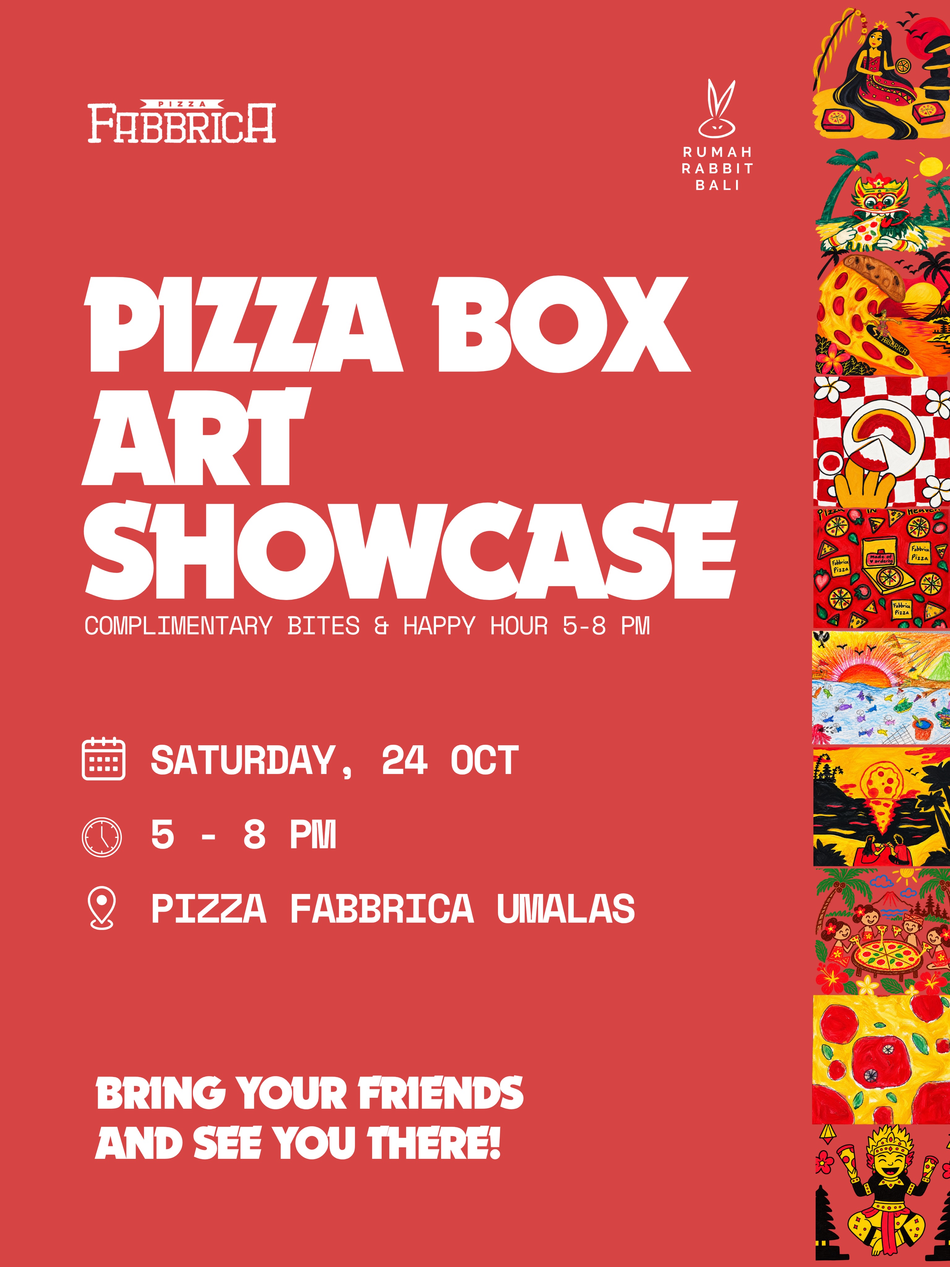 PIZZA BOX ART SHOWCASE