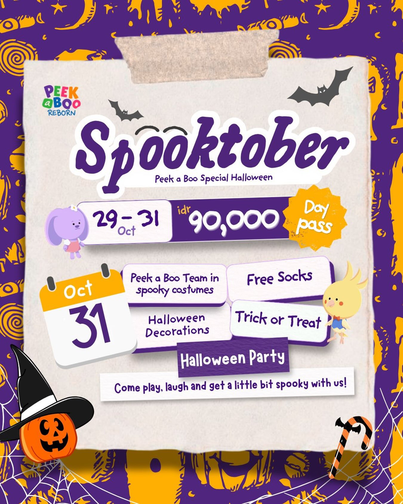 Spooktober is here at Peek a Boo Reborn