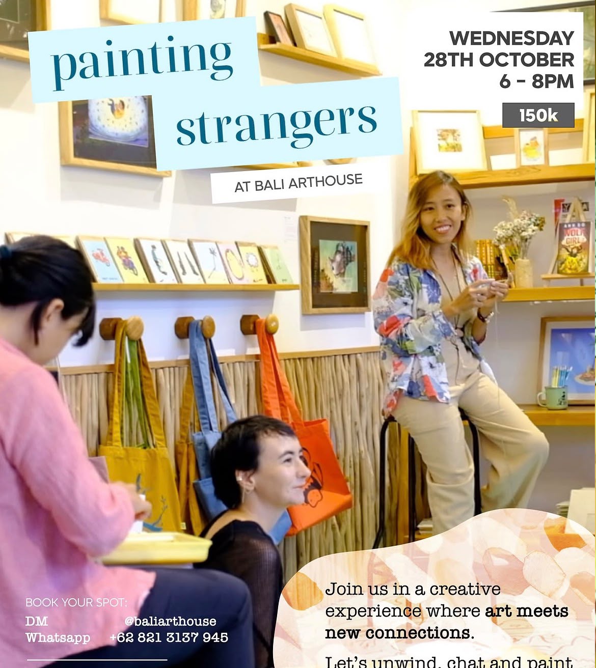 Painting Strangers at Bali Arthouse