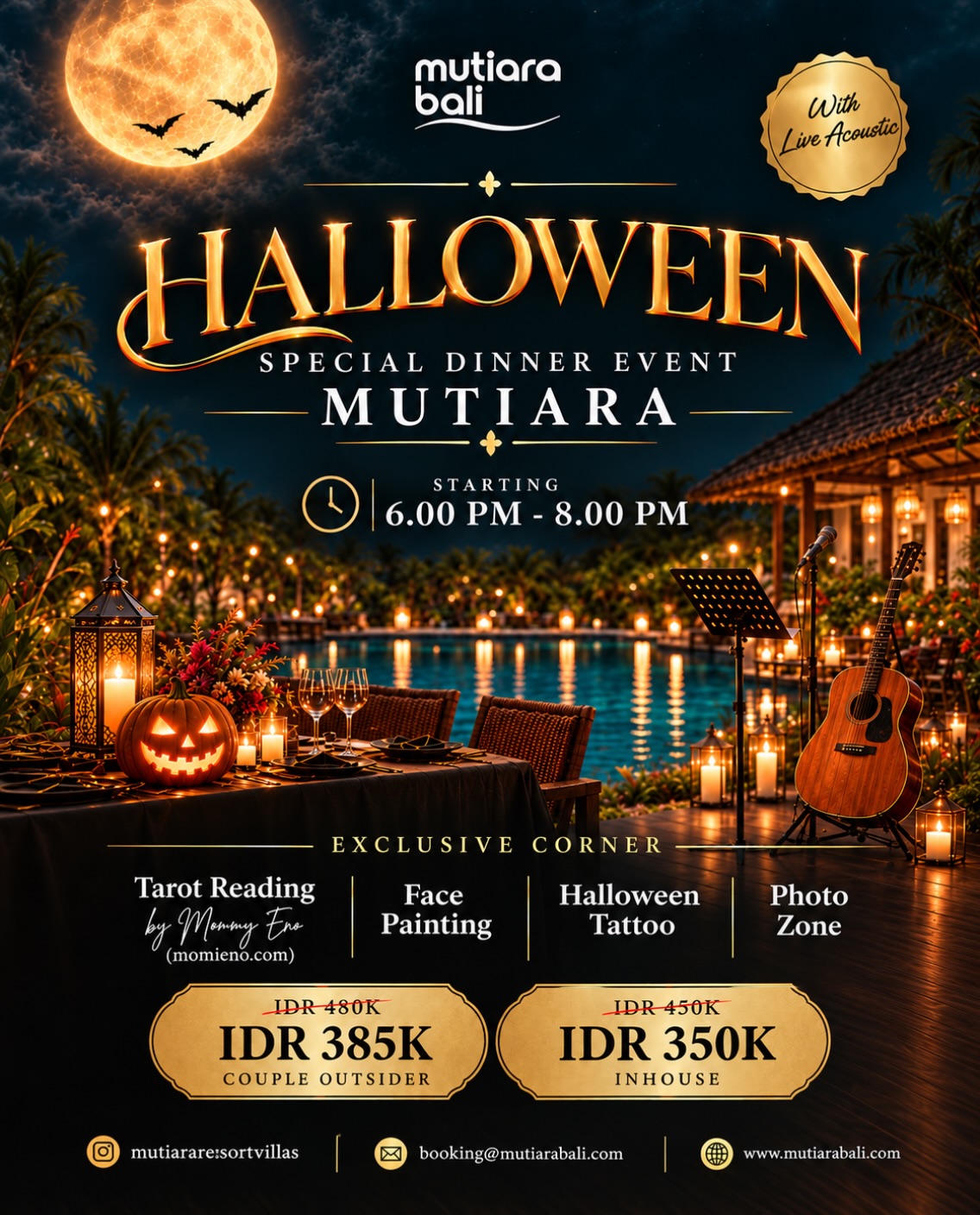 HALLOWEEN SPECIAL DINNER EVENT AT MUTIARA BALI