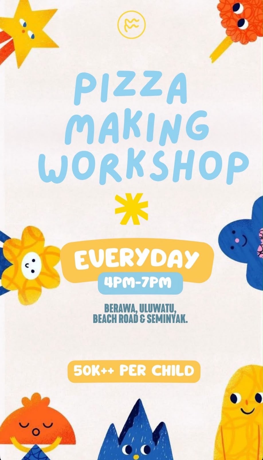 Kids Pizza Making Workshop⁠